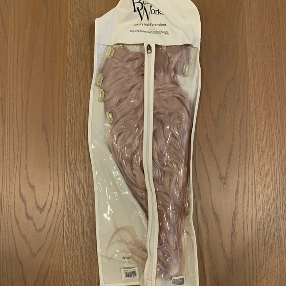 beauty works online Other - 22 inch silver mermaid clip in hair extensions